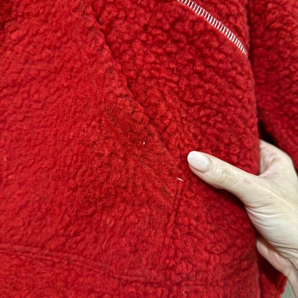 Canada Goose Pyer Moss CG Disk Anorak Pullover Jacket Red Rouge - Picture 5 of 10